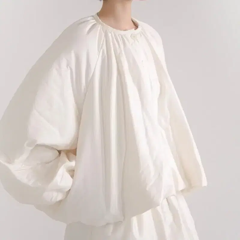 유노이아 모스 패딩 자켓 크림 S 새상품 4