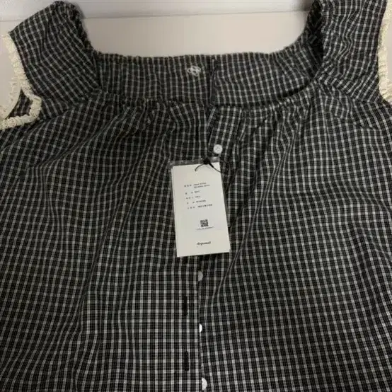 드파운드 체크셔링 블라우스 나시 4
