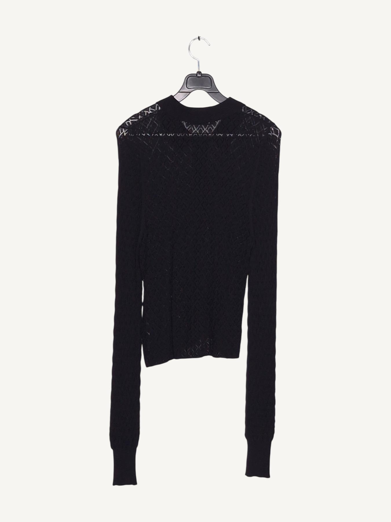 자라 ZARA 검정 메쉬 펀칭 니트 M [A812] 3