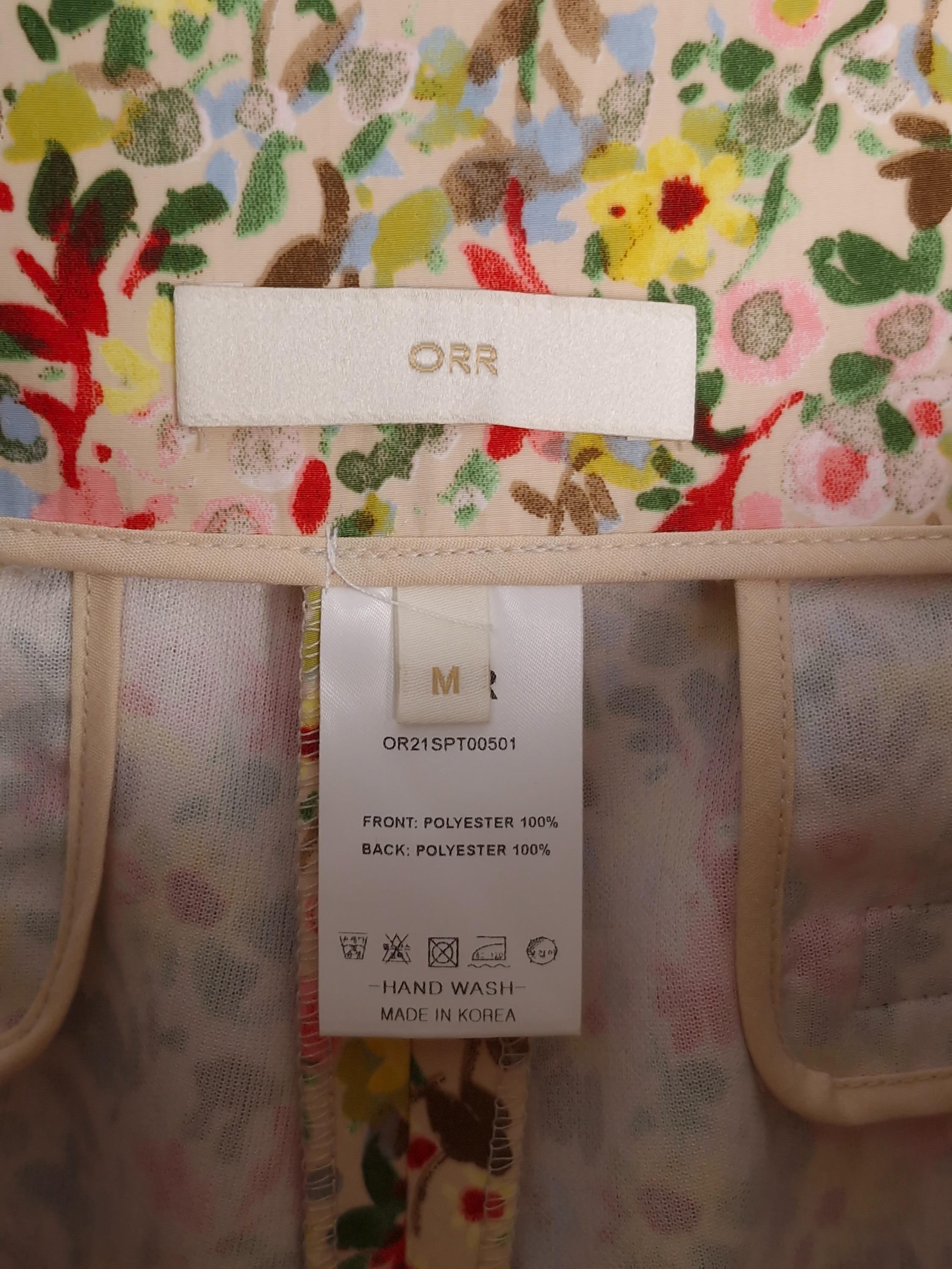 오르 ORR 플라워 반바지 M [A826] 4