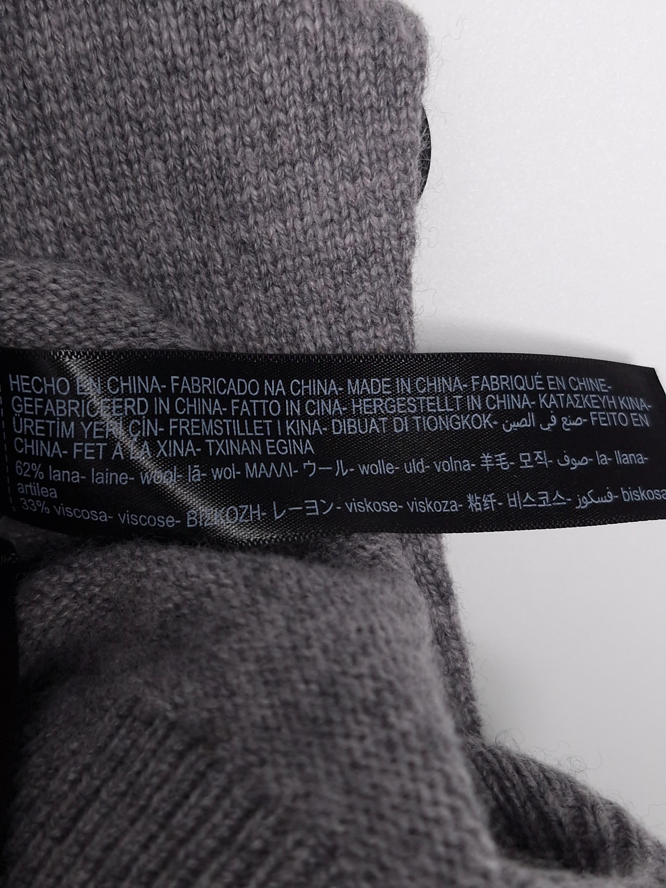 마시모두띠 Massimo Dutti 회색 니트 베스트 S [A833] 5