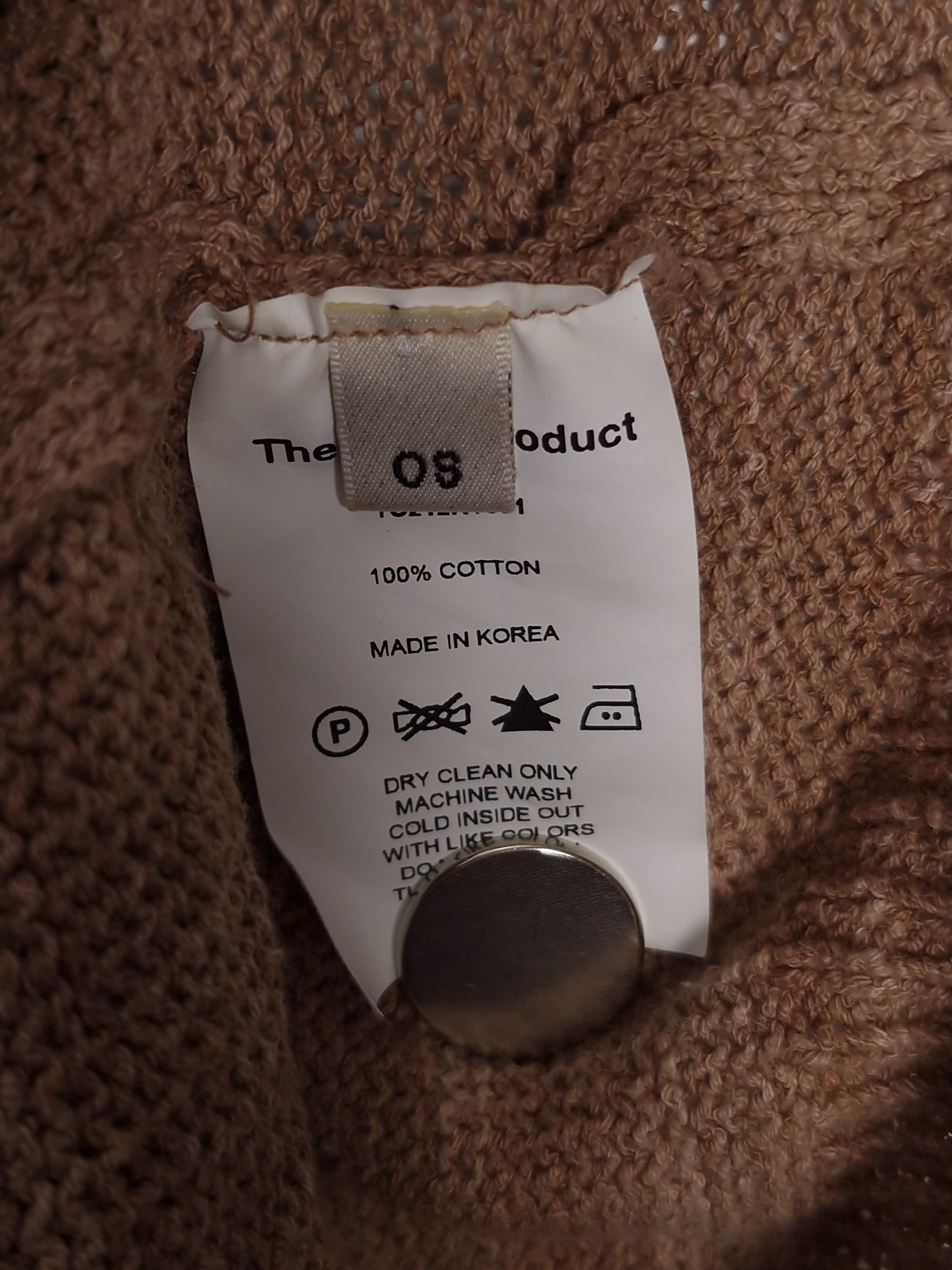 더 오픈 프로덕트 THE OPEN PRODUCT 브라운 반집업 니트 OS [A835] 5