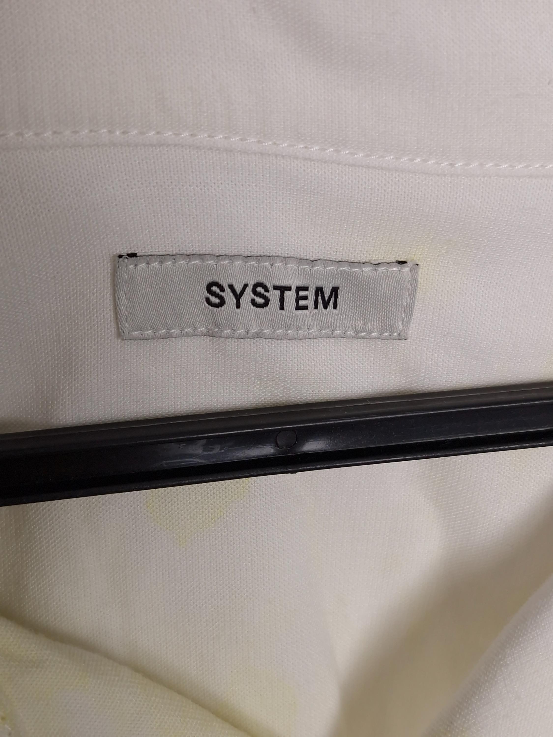 시스템 SYSTEM 노란색 타이다이 린넨 셔츠 100 [A836] 4