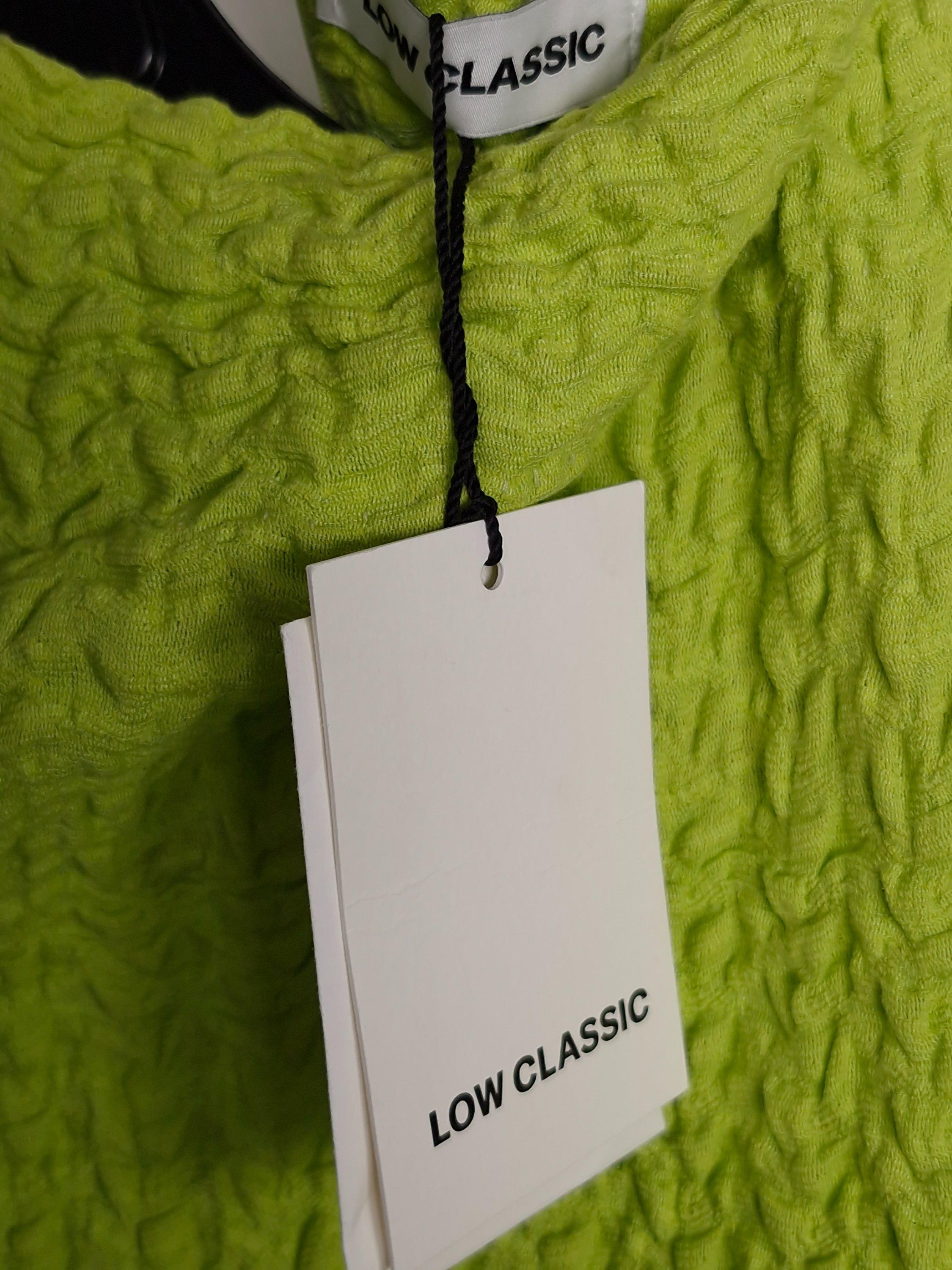 로우클래식 LOW CLASSIC 연두 링클 반팔티셔츠 XS/S (새상품) [A847] 4