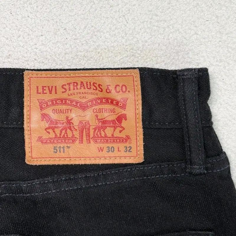 LEVI'S 511 코튼팬츠 블랙  W30 L32 6