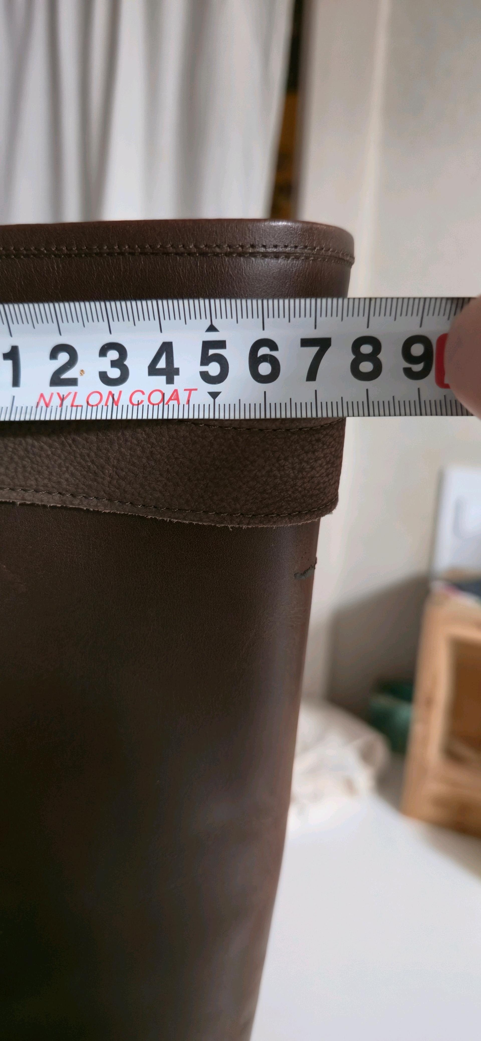 발렌시아 브라운 가죽 롱부츠240 종아리 반품 17센티 10