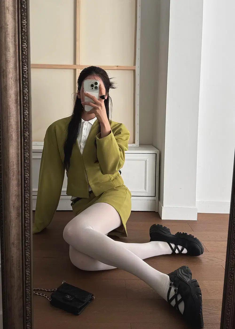 @9520 블랙 245-레이어드 버클스트랩 5cm 메리제인 플랫-새상품 12