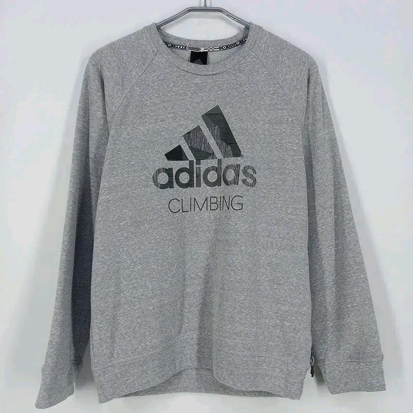 아디다스 남성 LOGOSWEAT 맨투맨 그레이95 (HU12229) 2