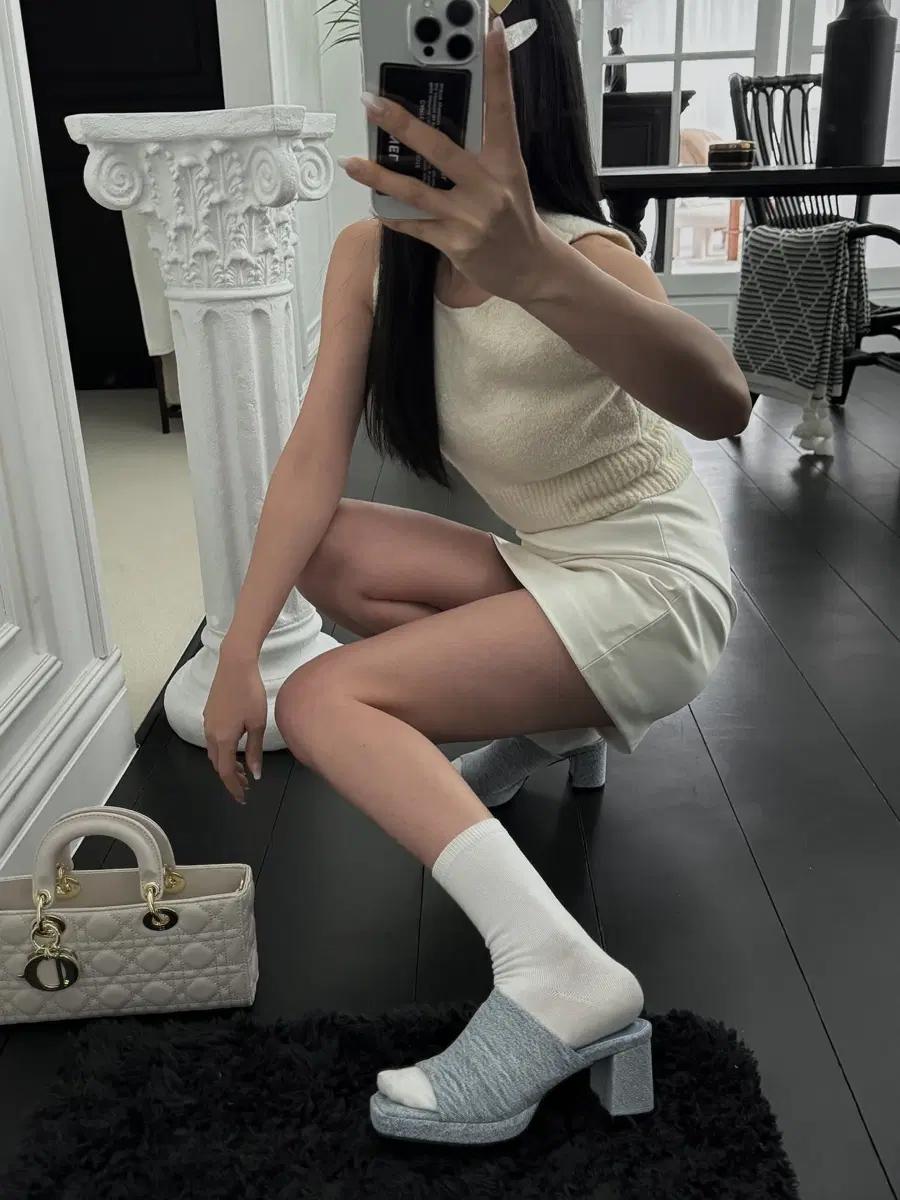 @9477 블루 250-가보시 7cm 데님 슬리퍼-새상품 8