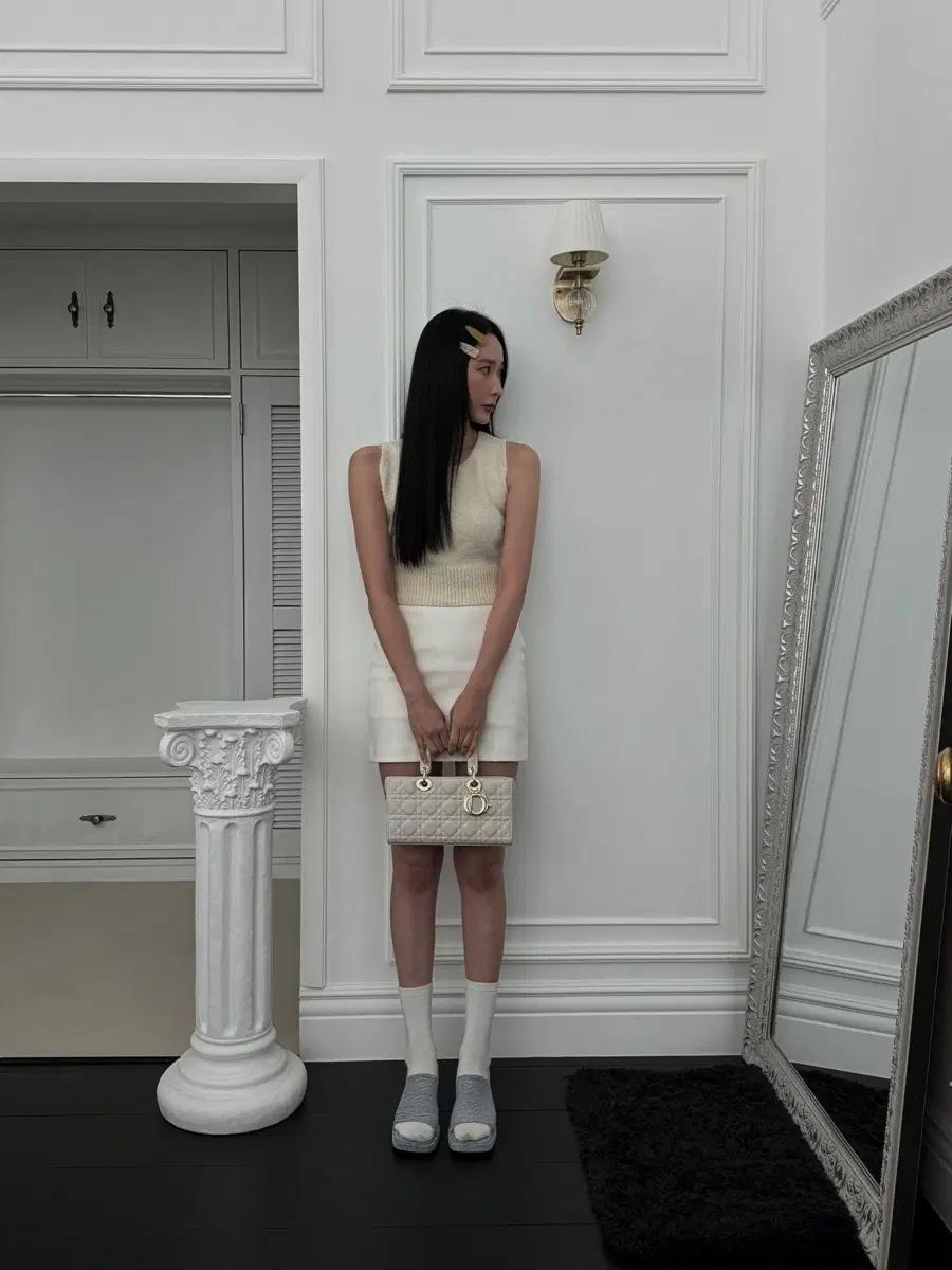 @9477 블루 245-가보시 7cm 데님 슬리퍼-새상품 6
