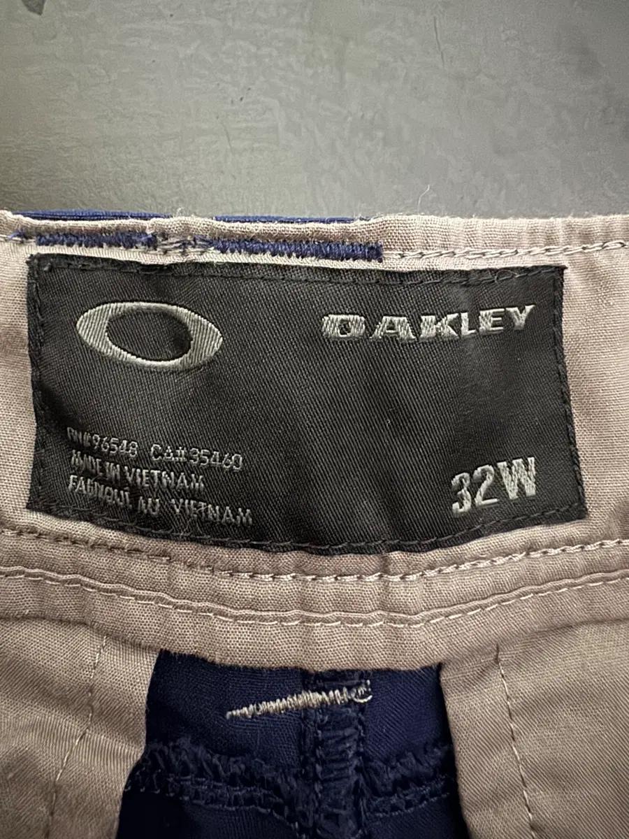 정품 오클리 Oakley 시그니처 로고 나일론 반바지 32 네이비 4