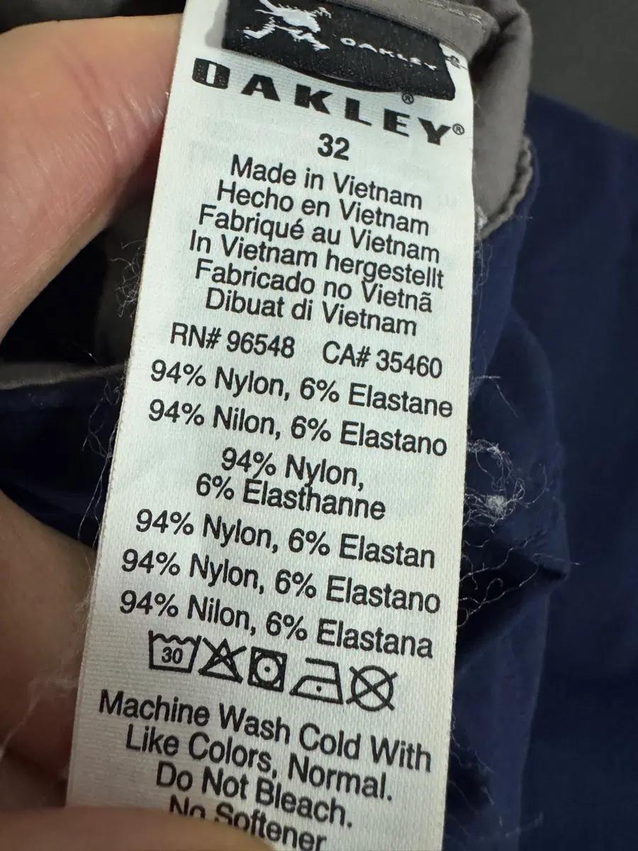 정품 오클리 Oakley 시그니처 로고 나일론 반바지 32 네이비 5