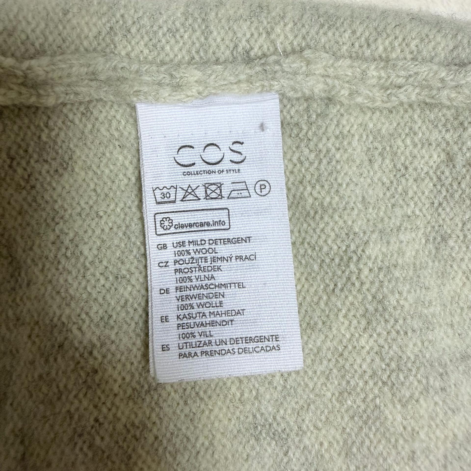 COS 모크넥 스웨터 베이지 XS 5