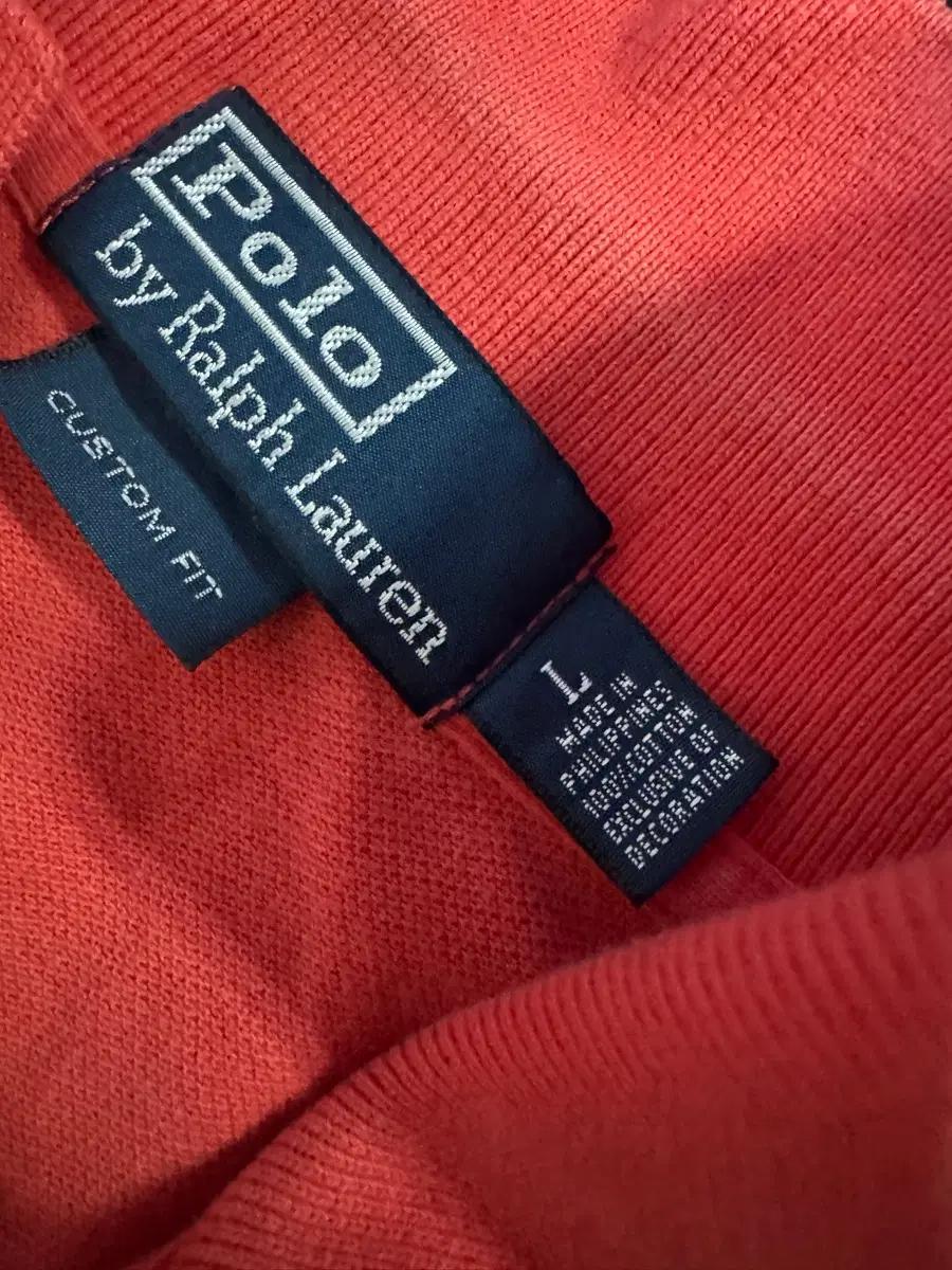 폴로 랄프로렌 커스텀 핏 PK 긴팔 카라 티셔츠 L ~ XL 레드 4