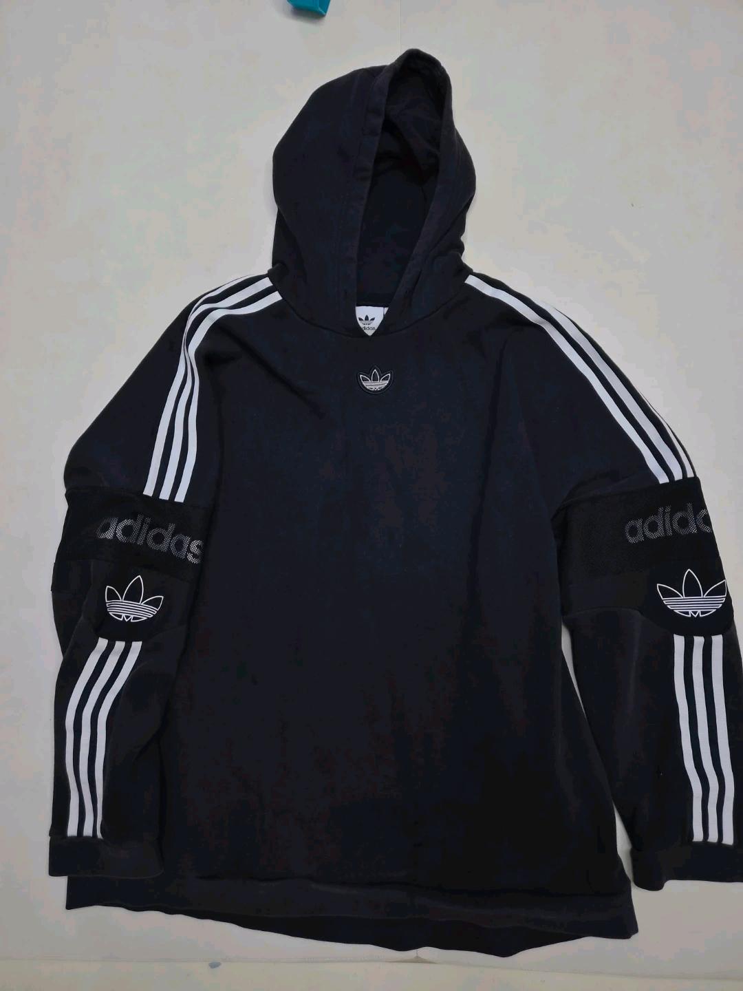 아디다스 TS 팀 시그니처 트레포일 오버핏 후드티 (공용)XL 2
