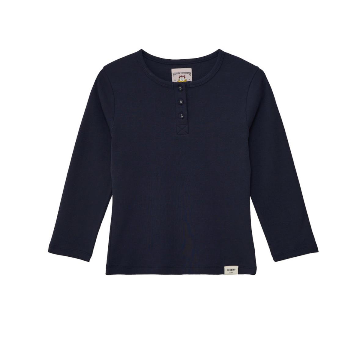 글로니 3/4 BUTTON FLY TEE (NAVY/남색) 2