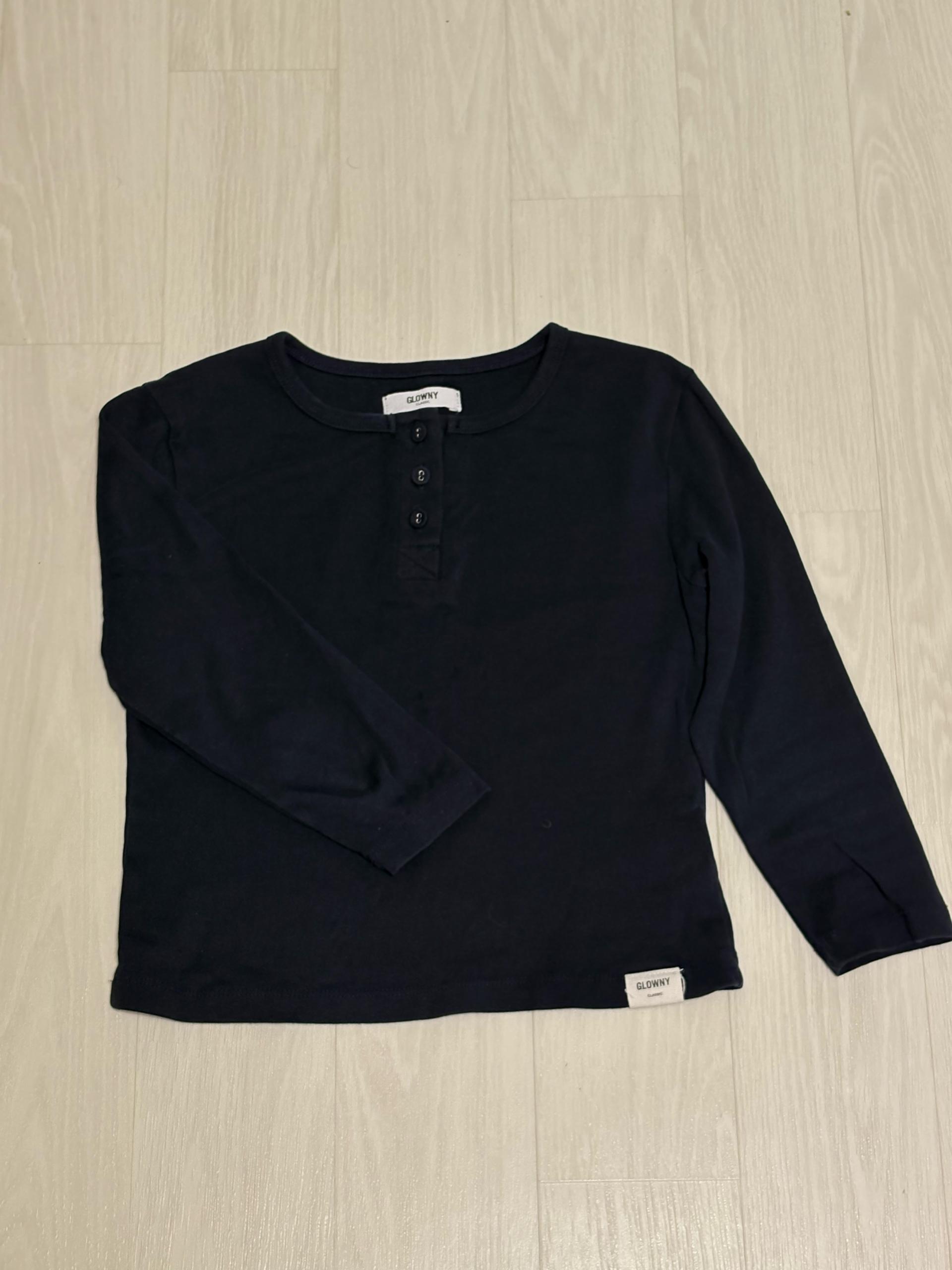 글로니 3/4 BUTTON FLY TEE (NAVY/남색) 4