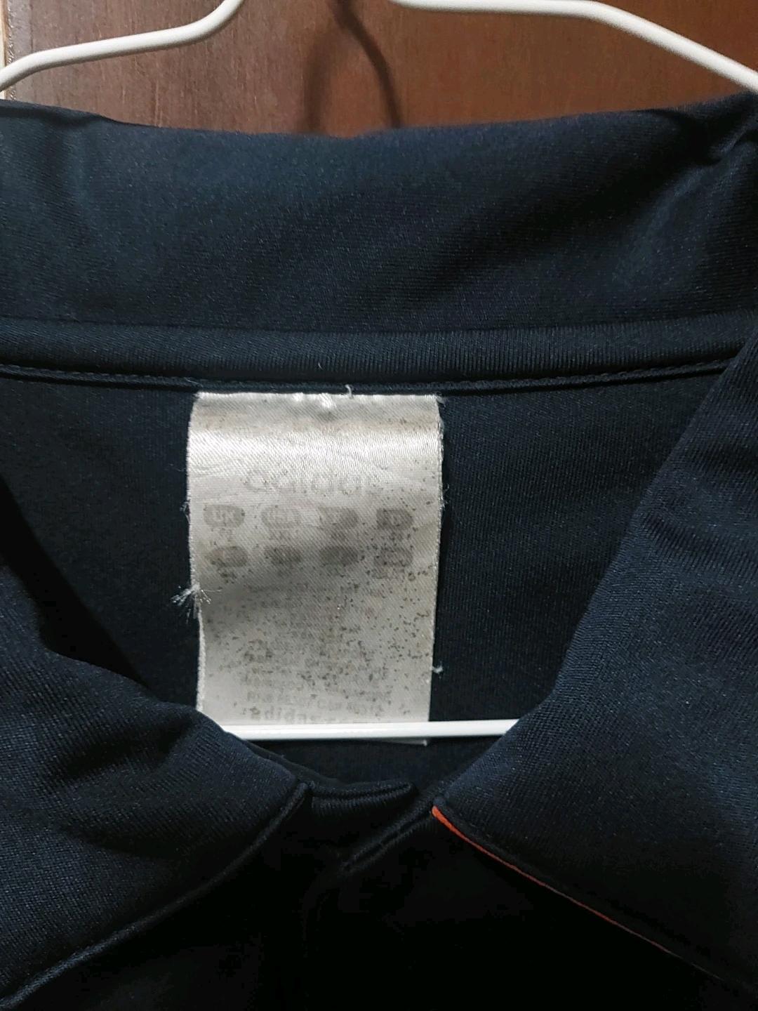 아디다스 네이비 오렌지 포인트 카라티XL 5
