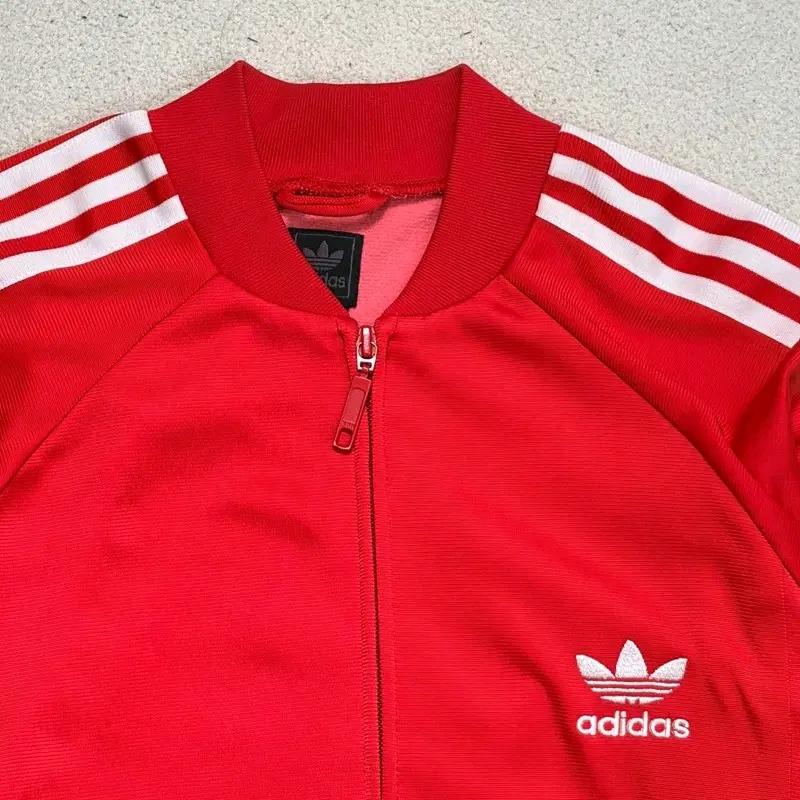 ADIDAS 트랙탑 레드 S 3