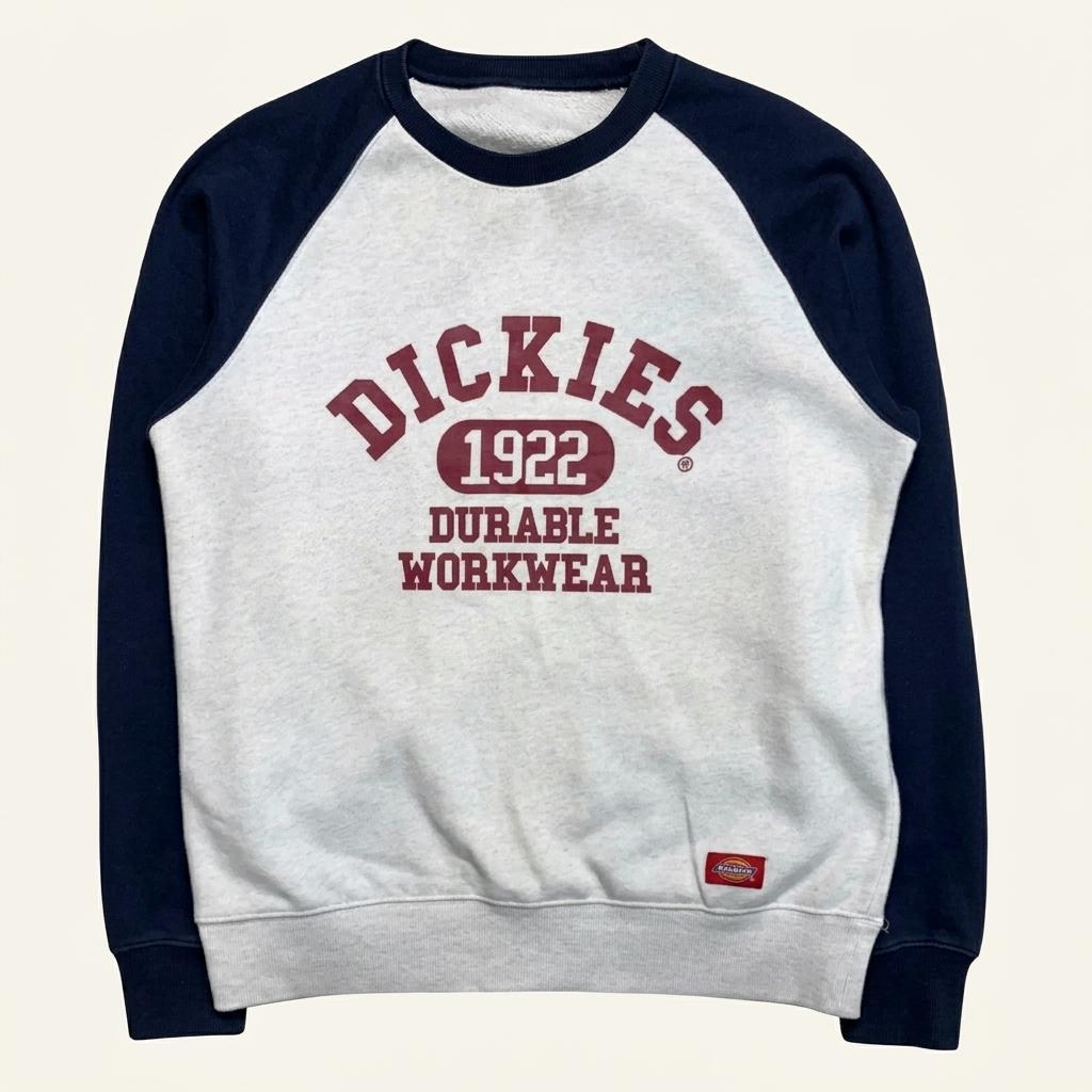 DICKIES 1922 레글런 빅로고 기모 맨투맨 M
