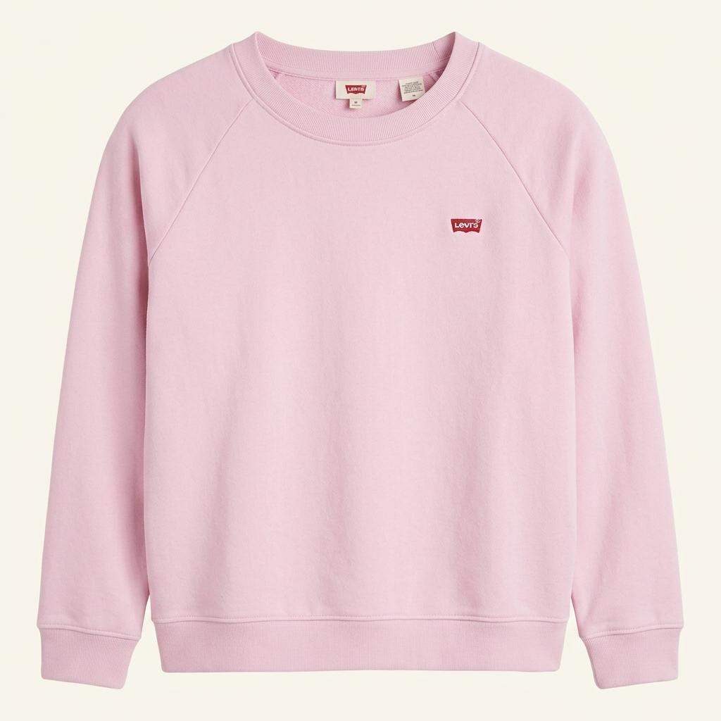 LEVI'S 크루넥 스웨트셔츠 핑크 M