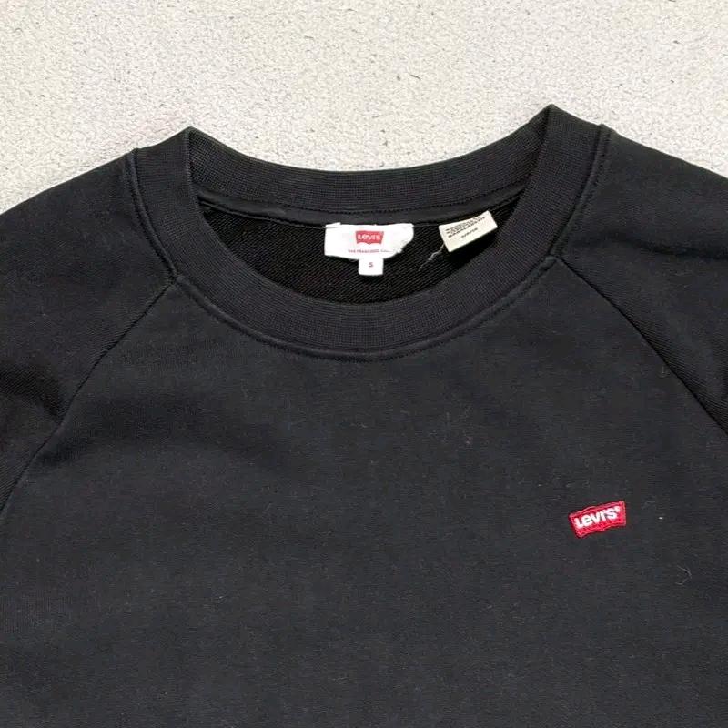 LEVI'S 크루넥 스웨트셔츠 블랙 S 3