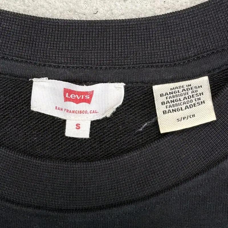 LEVI'S 크루넥 스웨트셔츠 블랙 S 4