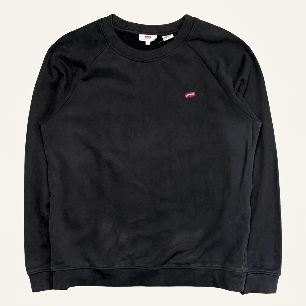 LEVI'S 크루넥 스웨트셔츠 블랙 S 1