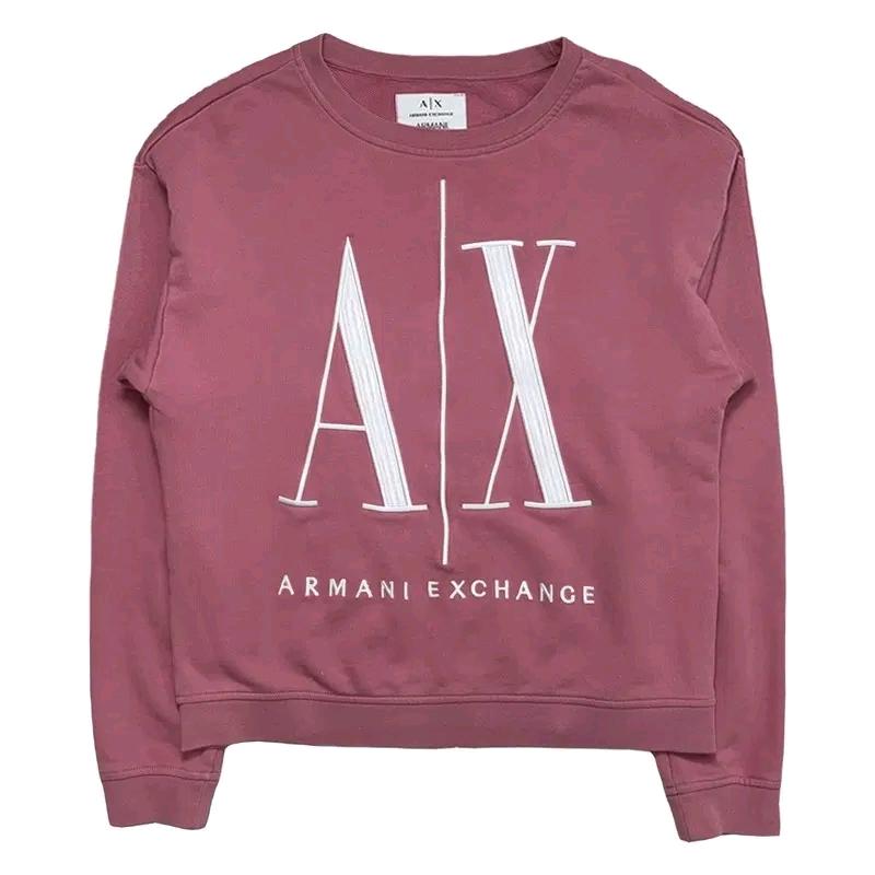 ARMANI EXCHANGE 빅로고 맨투맨 핑크 S 2