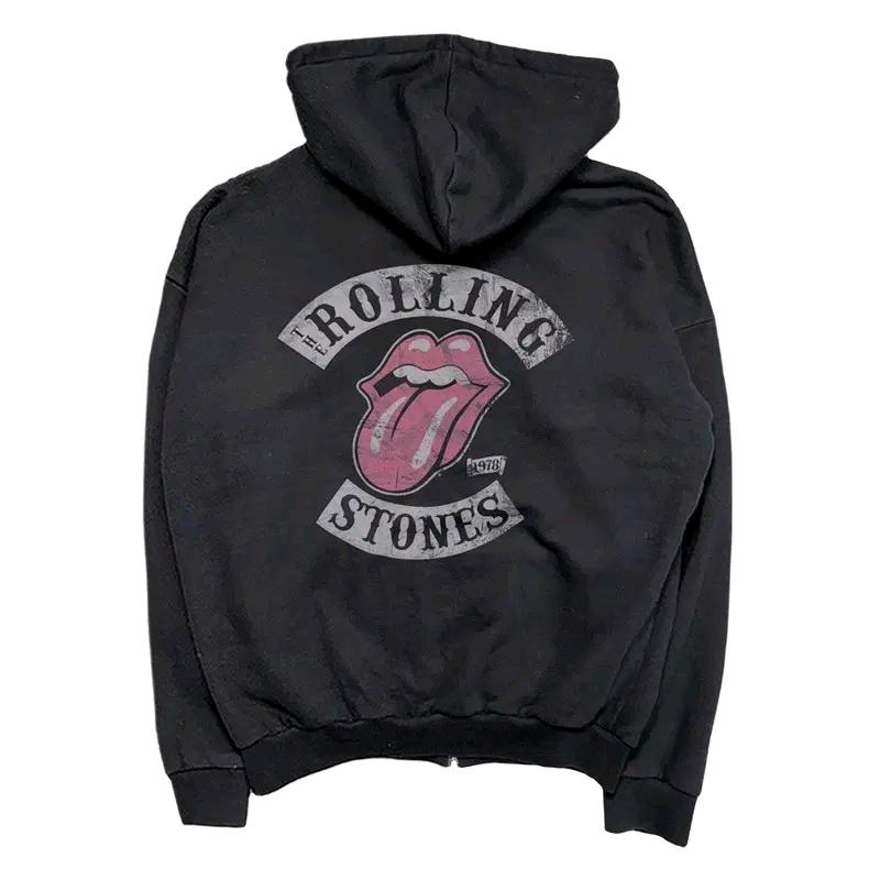 THE ROLLING STONES 후드집업 블랙 M 6