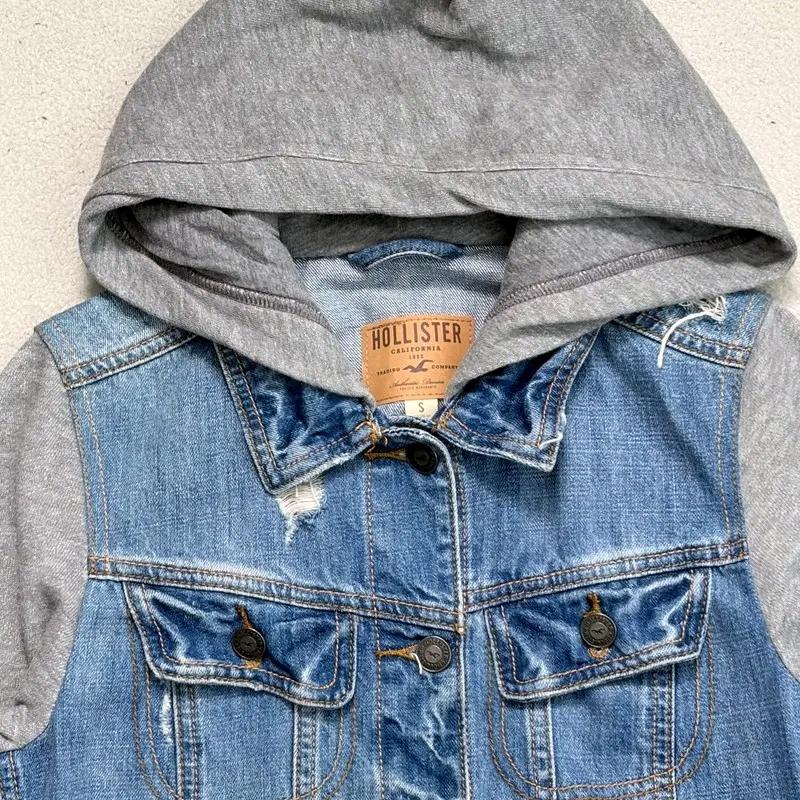 HOLLISTER 데님 후드 자켓 S 3