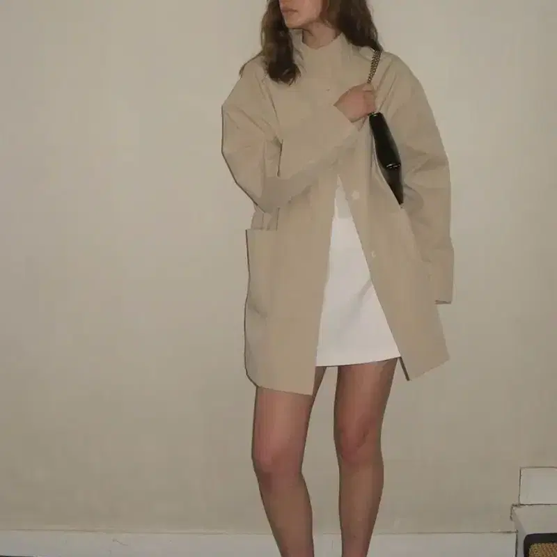 썸웨어버터 브리즈 하프 트렌치코트 3