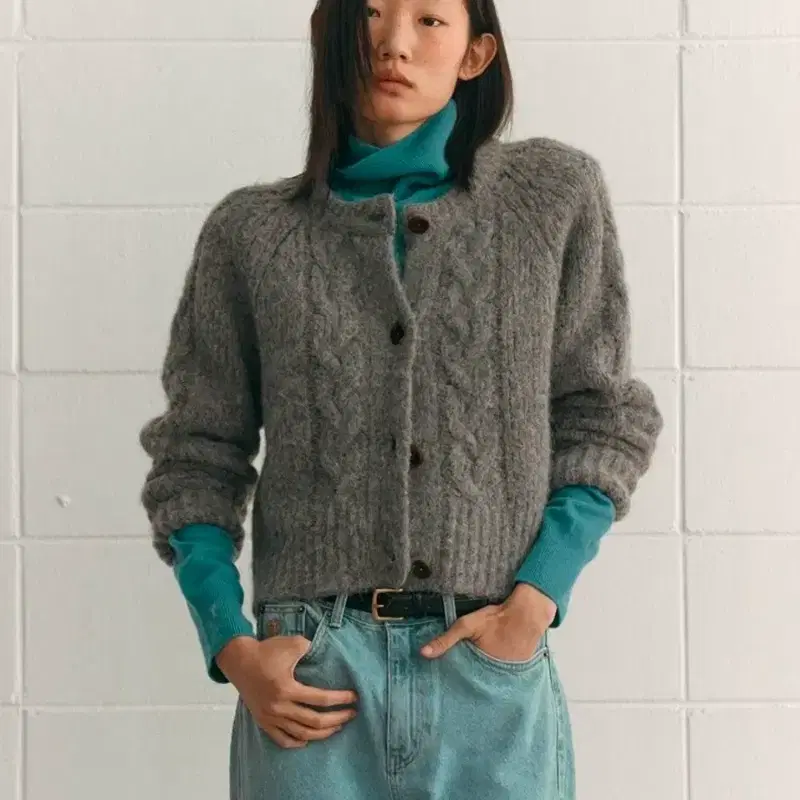 시엔느 앙트 가디건 annte cardigan 그레이 2