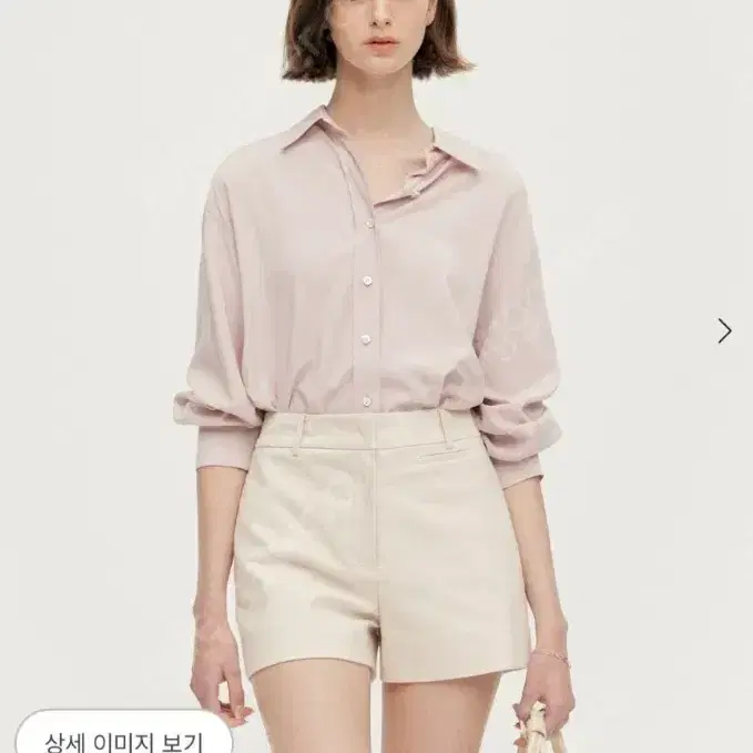 시에sie 릴즈 실크 블렌드 셔츠 라일락 핑크 택달린 새상품 2