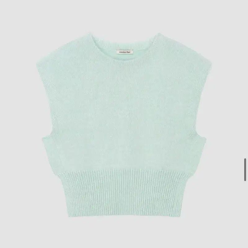 오버듀플레어 ANGORA KNIT VEST_MINT 7