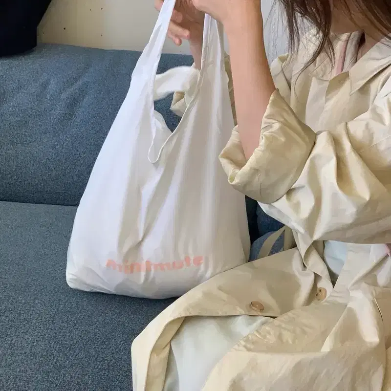 미닛뮤트 리유저블백 화이트 2