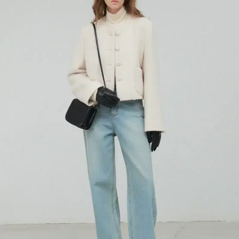 마론에디션 수리 알파카 울 블레이저 자켓 아이보리 5