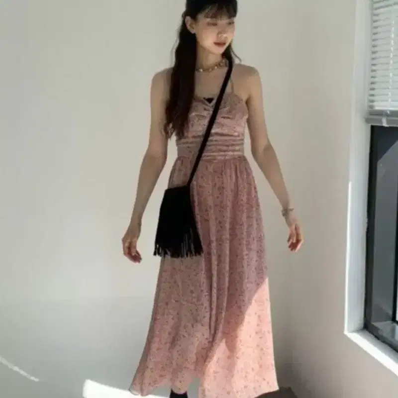 루루서울 자스민 더블 쉬폰 드레스 M 2