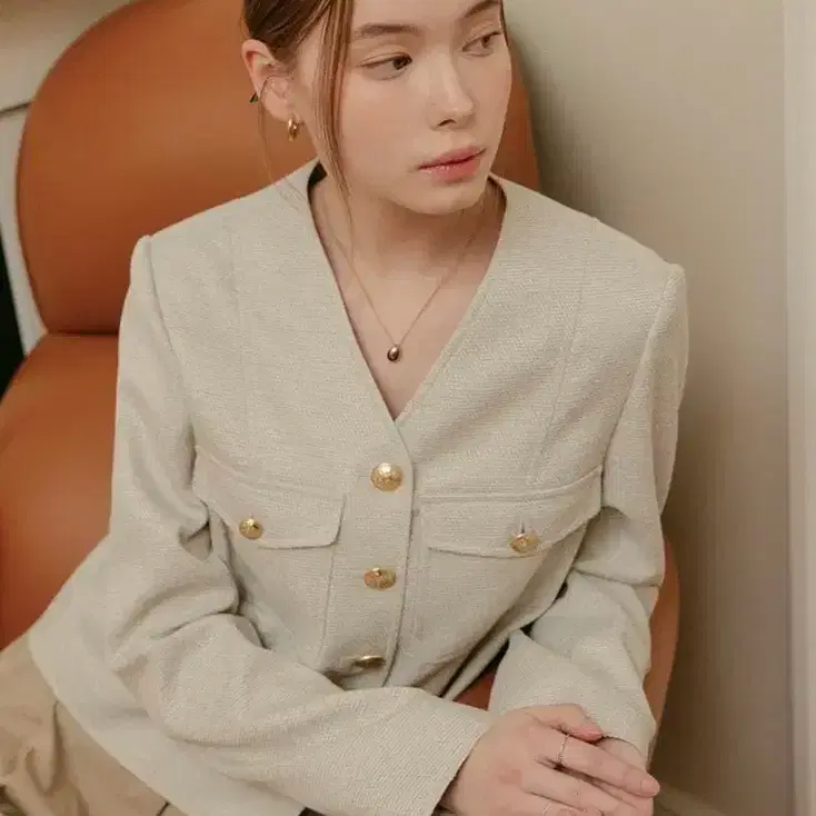 룩캐스트 앨리 브이넥 자켓 4