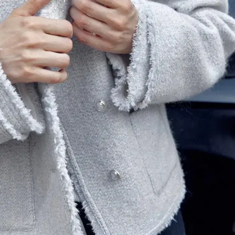루에브르 스팽글 트위드 자켓 Spangle Tweed Jacket SW4AJ809-11 3