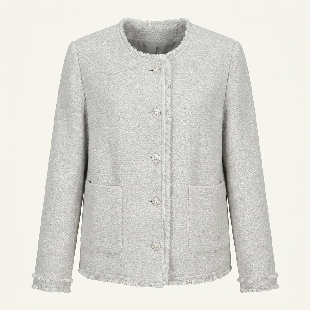 루에브르 스팽글 트위드 자켓 Spangle Tweed Jacket SW4AJ809-11 1