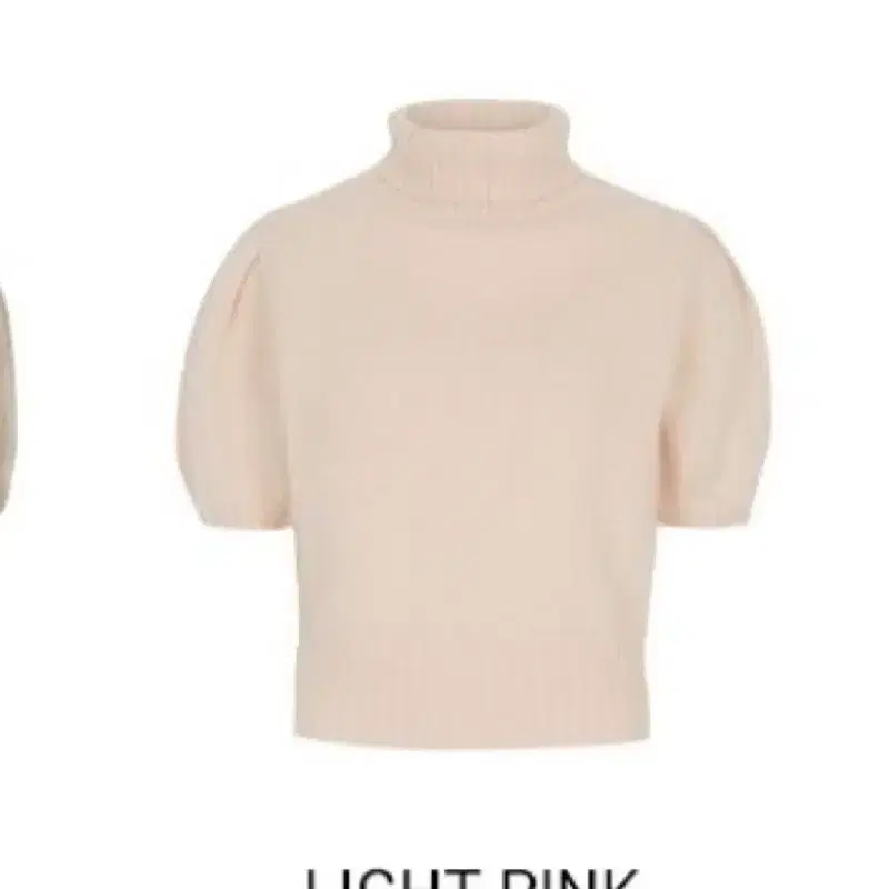 플로움 앙고라 하프 니트 angora knit 라이트핑크 2