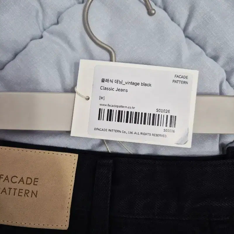 새상품 파사드패턴 클래식 데님 m vintage black 블랙 4