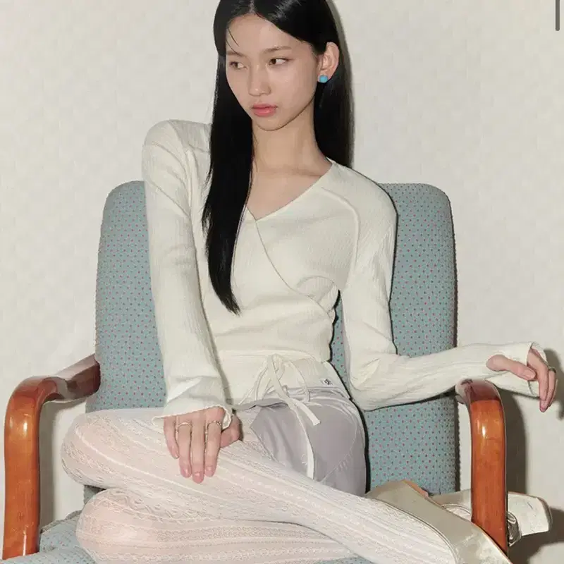 시티브리즈 캐시미어 스트랩 포인트 랩 가디건 2