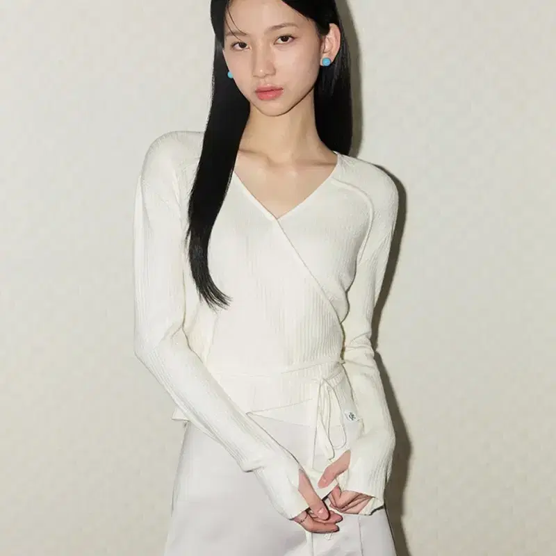 시티브리즈 캐시미어 스트랩 포인트 랩 가디건 3