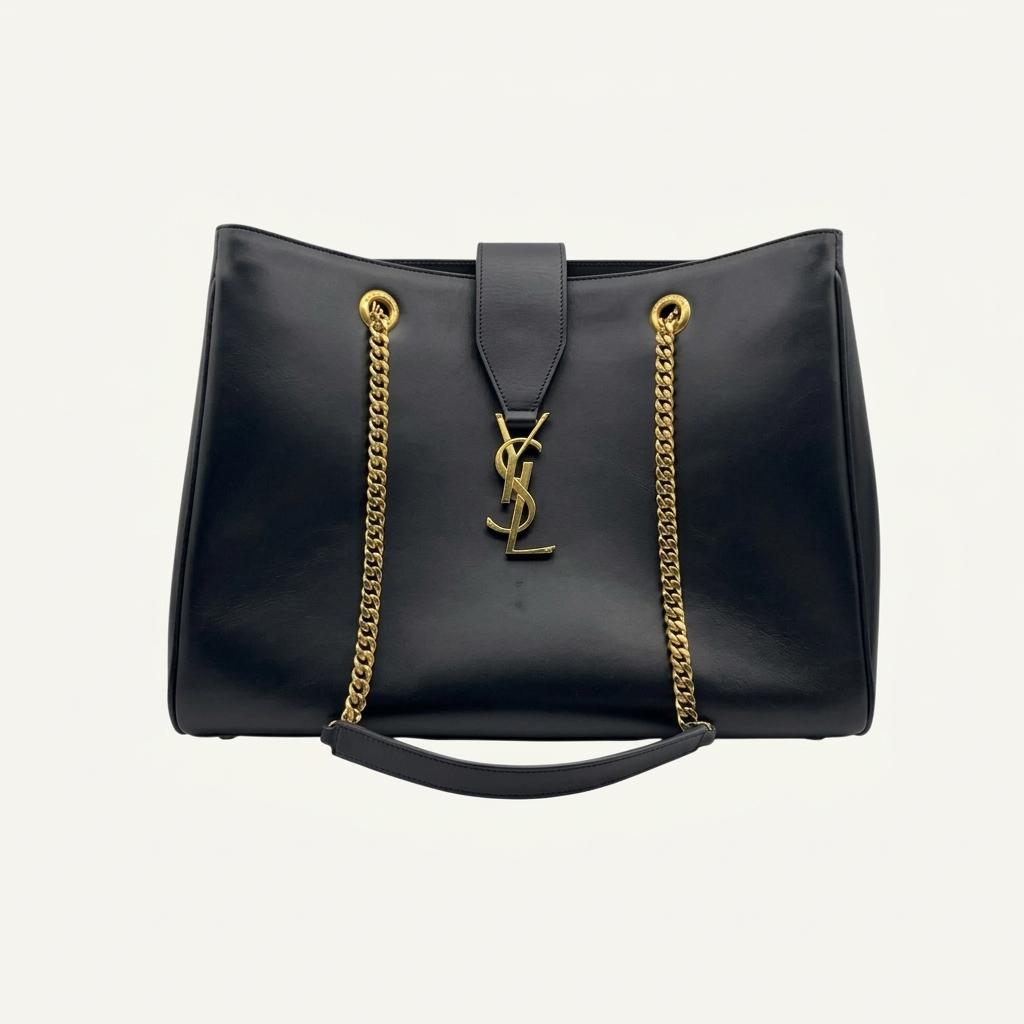 생로랑 YSL 체인 숄더백 블랙 금장 1