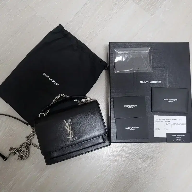 (s급 풀구성)생로랑 미니 선셋 모노그램 체인백 3