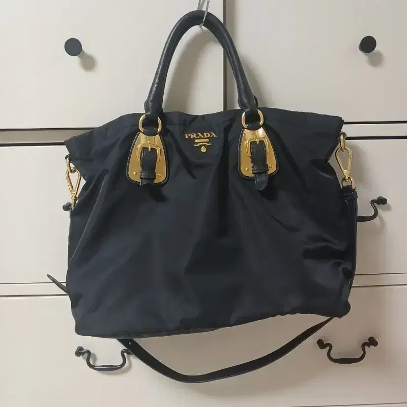 정품) PRADA 나일론 토트백 숄더백 2