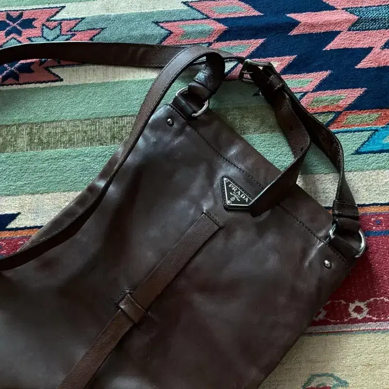 PRADA goatskin cross/shoulder bag 4