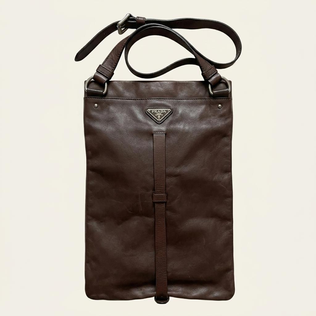 PRADA goatskin cross/shoulder bag 1